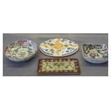 Ceramic trivets & bowls