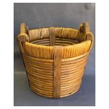 vintage gathering basket