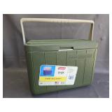 green Coleman 28 Qt. Hard Plastic Carry Cooler