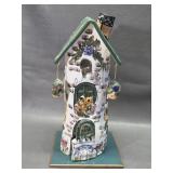 BlueSky Clayworks Sunflower House tea light holder