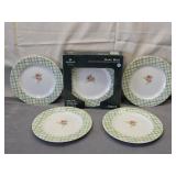 Sakura Rose Mist salad/dessert plates (8)