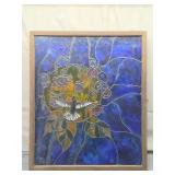 stained glass display case