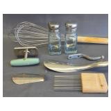 vintage kitchen tools, etc