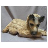 vintage rubber-face German Shepherd plush toy