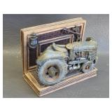 vintage tractor letter holder