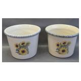 Home & Garden Party stoneware sunflower planters