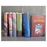 Hardcover Harry Potter books by J.K. Rowling