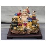 resin Feng Shui Laughing Buddha statue