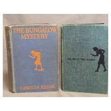 two vintage hardcover Nancy Drew Mystery Stories