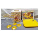 Westwood Garden Party Wine Glasses and Party Trays