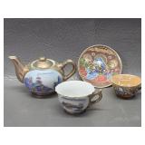 Mini Teapot, Tea Cup & Saucer