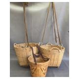 Hanging plant baskets