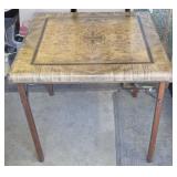 Samson Shwayder Brothers folding card table-as is