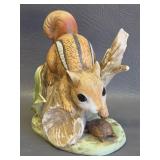vintage Homco 'Woodland Friends' figurine