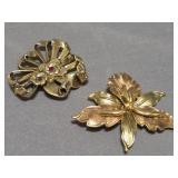 Vintage brooch pins