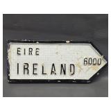 Decorative Irish fingerpost road sign