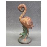 vintage cast iron flamingo novelty bottle opener