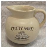 Cutty Sark Scots Whisky ceramic pub jug pitcher