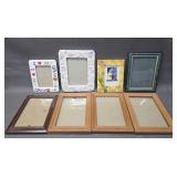 assorted picture frames 3x5, 5x7