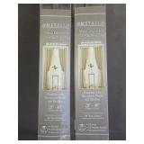 Metal Fleur de Lis Decorative Rod & Finial Set