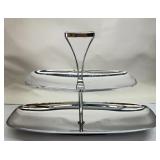 Milbern Creations Chrome Tidbit Tray