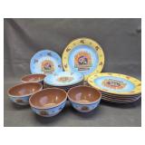 Sakura Last Round-up Melamine Plates & Bowls