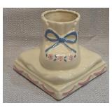 vintage ceramic baby bootie planter