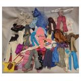 Assortment of Barbie Doll Clothes
