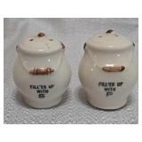Handled Bean Pot Shaped Vintage SALT & PEPPER