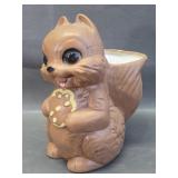 vintage Twin Winton Squirrel Cookie Jar -no lid