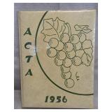 1956 'Acta' yearbook Exeter High School