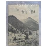1957 'Acta' yearbook Exeter High School