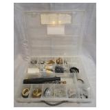 Assorted Plumbing Repair Parts in case