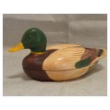 Avon Wild Mallard ceramic duck trinket box