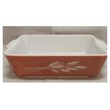 vintage Pyrex Autumn Harvest casserole dish-as is