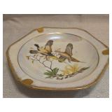 vintage Royal Crown iridescent porcelain ashtray