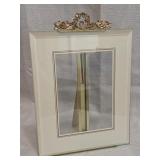 vintage beveled glass photo frame