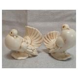 Columbia Ceramics dove figurines