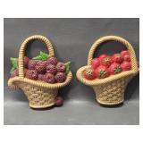 Burwood Farmhouse Berry Basket Wall Art Plaques