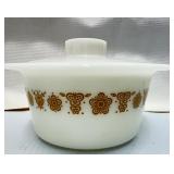 Pyrex Butterfly Gold Butter Tub