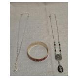 enamel bracelet & necklaces by Nina Ricci for Avon