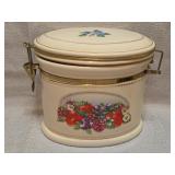 vintage Knott's Berry Farm Foods oval canister