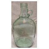 vintage light green glass jug - 1.5 liter