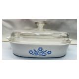 CorningWare Blue Cornflower Casserole Dish