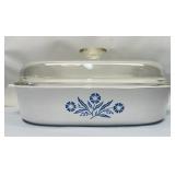 CorningWare Blue Cornflower Casserole Dish