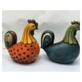 Ardco Ceramic Rooster Figures