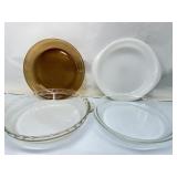 Pie Baking Dishes, Pyrex, Glasbake, Anchor