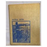 1976 'Acta' yearbook Exeter High School