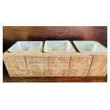 Small tabletop planter