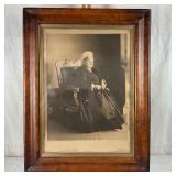 Antique Queen Victoria Framed Photogravure ca.1896